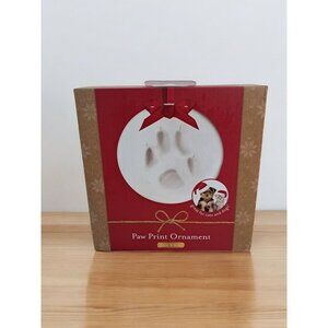 Kate & Milo Holiday Pawprints Christmas Ornament, DIY No Mess Clay Paw Print Imp